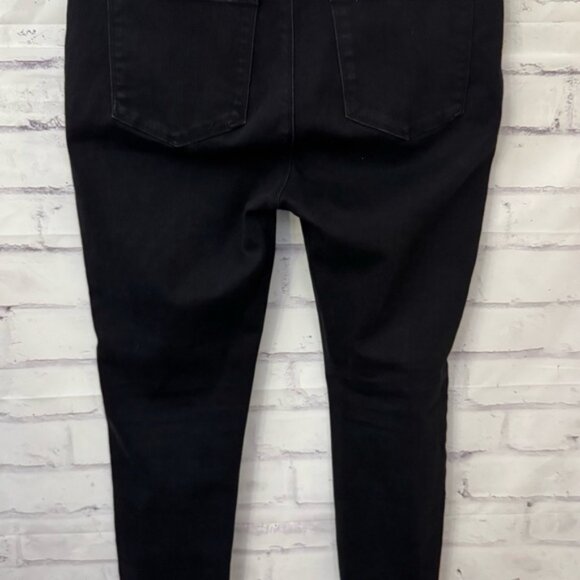 Judy Blue 9/29 Black Skinny Fit Jeggings Pull On‎ Elastic Waist Jeans Stretch - Picture 2 of 8